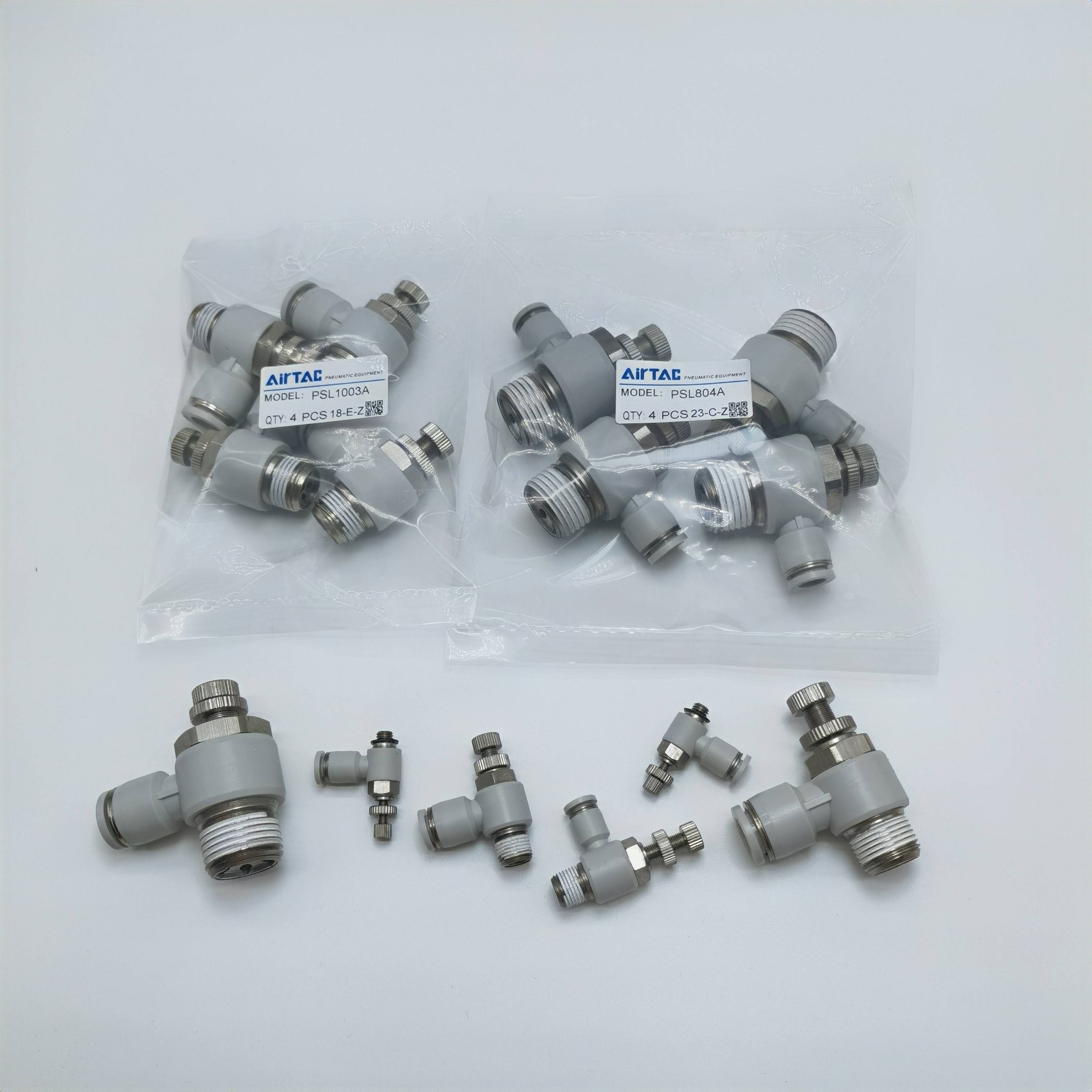 亚德客PSL节流阀亚德客调速接头PSL4M5A PSL6M5A调速阀全系列现货