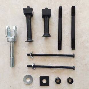 双头螺杆180预埋件悬挑梁工字钢配件悬挑梁配件外架悬挑预埋件