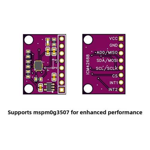 六轴Imu模块Icm42688，优于Bmi270， Far和Super Mpu6050等，低温