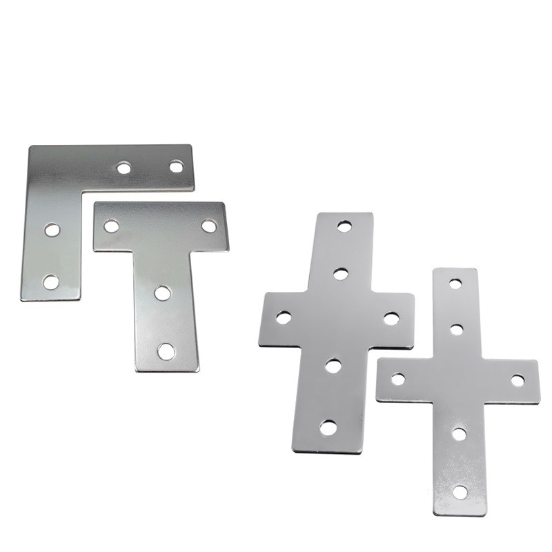 L型T型十字连接板 2020/3030/4040/4545铝型材 拐角连接片 直角件
