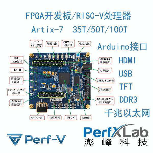 Perf-V/perfv/riscv开发板/Artix-7 35T/50T/100T/xilinx/FPGA