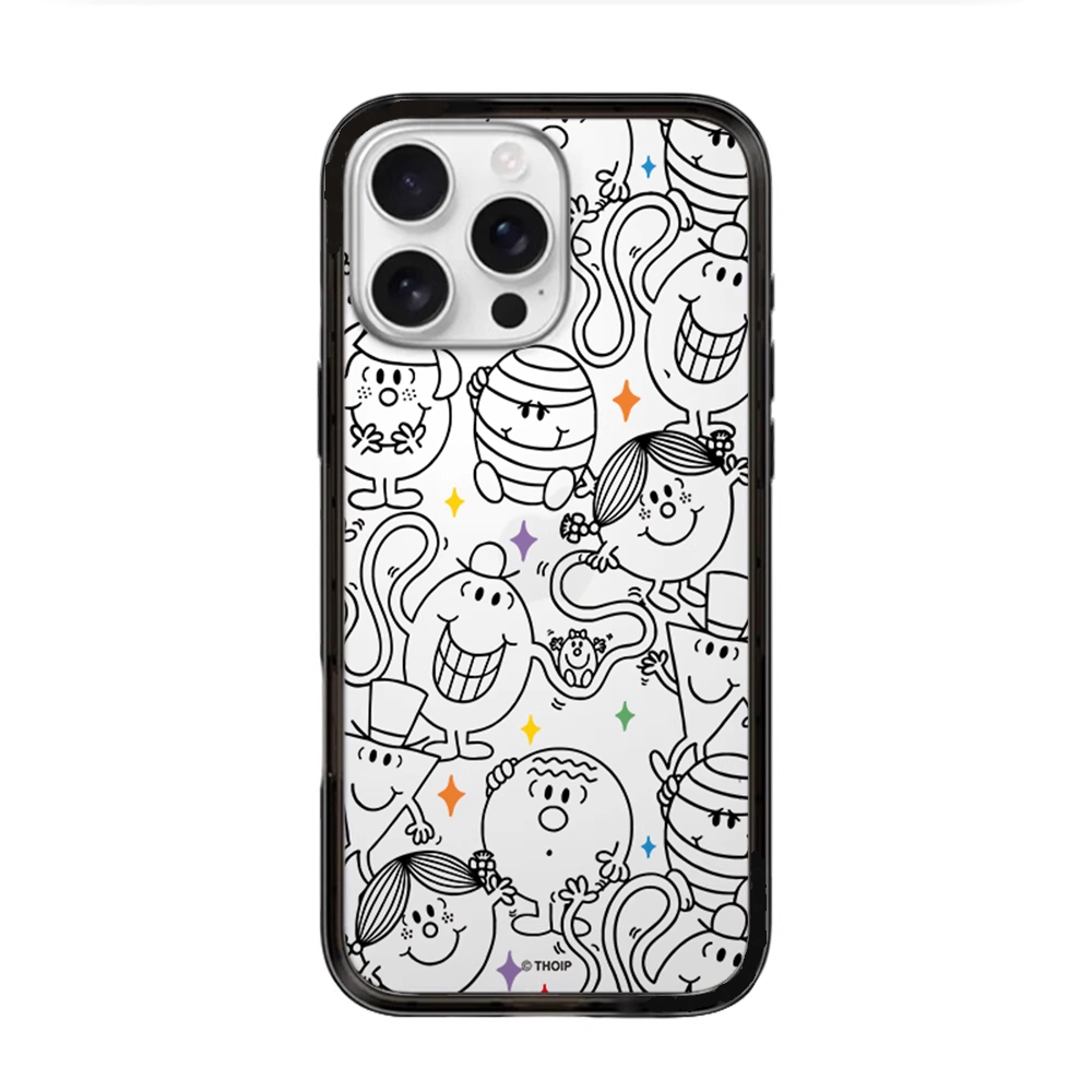 联名新壳体Mr.Men Little Miss奇先生妙小姐苹果16pro适用于iPhone15promax手机壳14plus磁吸可爱13透明女