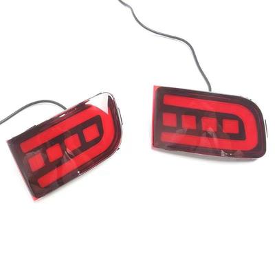 老霸道lc120后雾灯总成LED流光刹车尾灯03-09款普拉多后杠灯改装