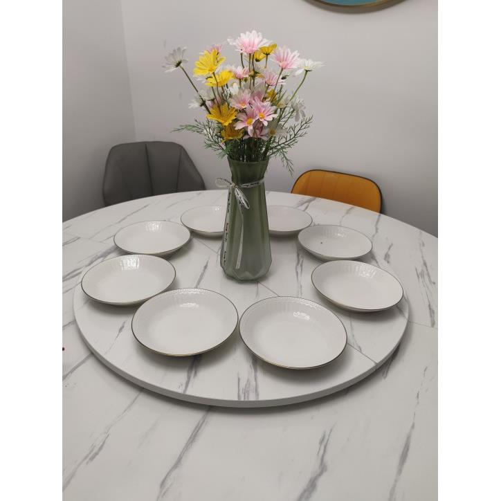 转盘家用转盘酒店木质转盘餐桌圆盘圆台转盘