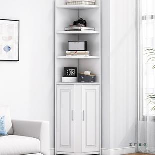 角柜转角柜墙角三角置物架客厅卧室拐角角落收纳边柜书柜储物柜子