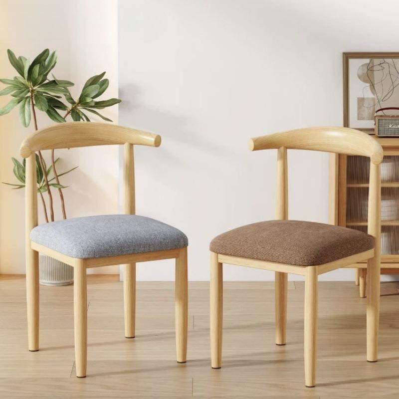 餐椅家用原木风书桌凳子现代简约餐厅餐桌靠背椅子实木铁艺牛角椅,模玩/动漫/周边/娃圈三坑/桌游,模型制作工具/辅料耗材,淘宝优惠券,粉丝福利购,淘宝优惠卷