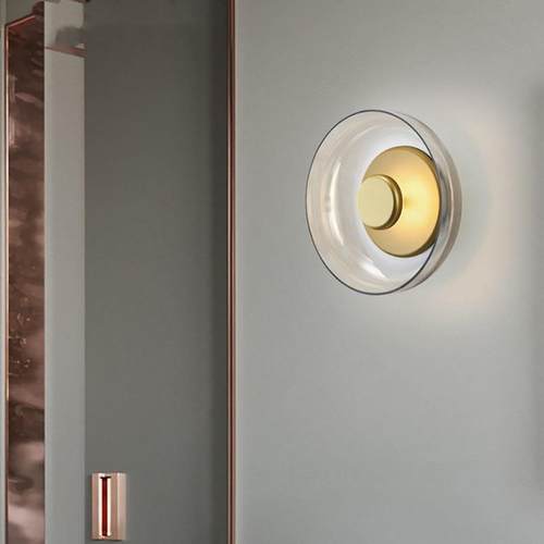 北欧创意玻璃客厅壁灯卧室床头沙发旁书房设计师样板房装饰壁灯