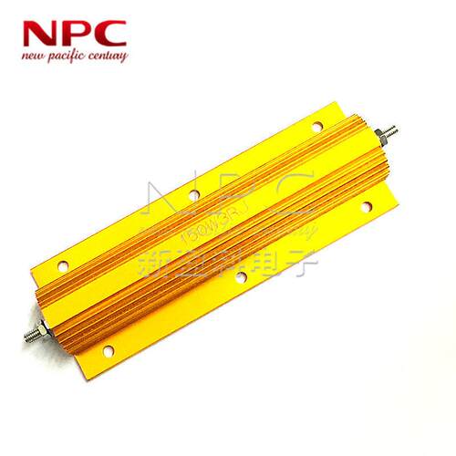 大体积黄金铝壳电阻RX24-100W220RJ体积：29x52x100mm大功率