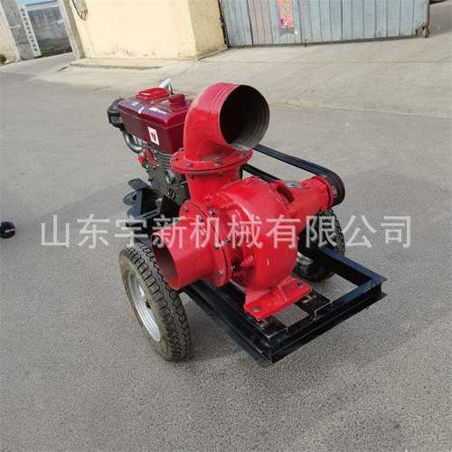 6寸移动款离心泵农用高压喷灌泵高扬程大流量抽水泵