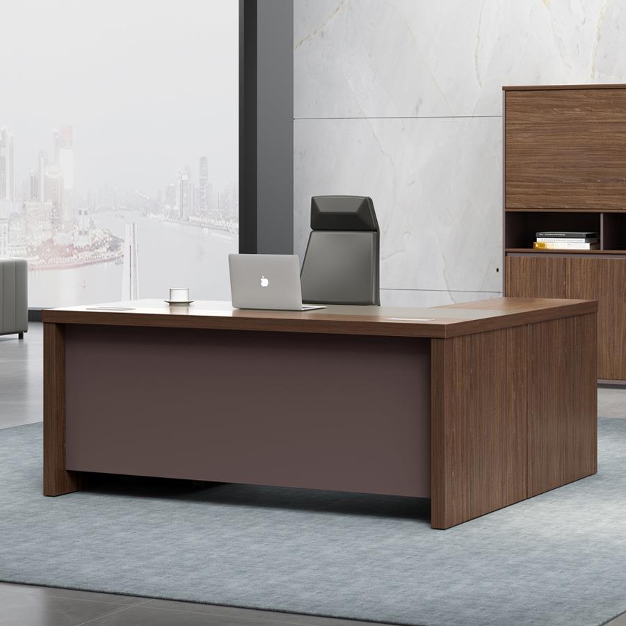 老板桌简约现代大班台总裁办公桌主管经理桌子AD-18113/AD-16113