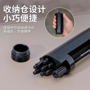 戶外多功能三腳架燈架可拆卸鋁合金燈架置物架露營(yíng)可夾桌燈桿支架