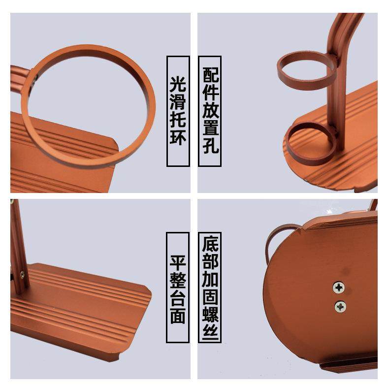 新款直销新中式易泡架 铝茶道配件架懒人茶架工艺滤茶架工夫茶,餐饮具,整套茶具,淘宝优惠券,粉丝福利购,淘宝优惠卷