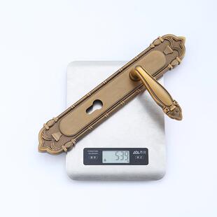 直销新款别墅大门锁 欧式庭院双开门锁 85孔距通用锌合金防锈庭院