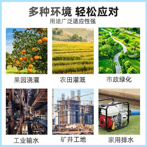 农用雾化灌溉水管带编织微喷水带软管高压滴灌带浇地自动灌溉设备