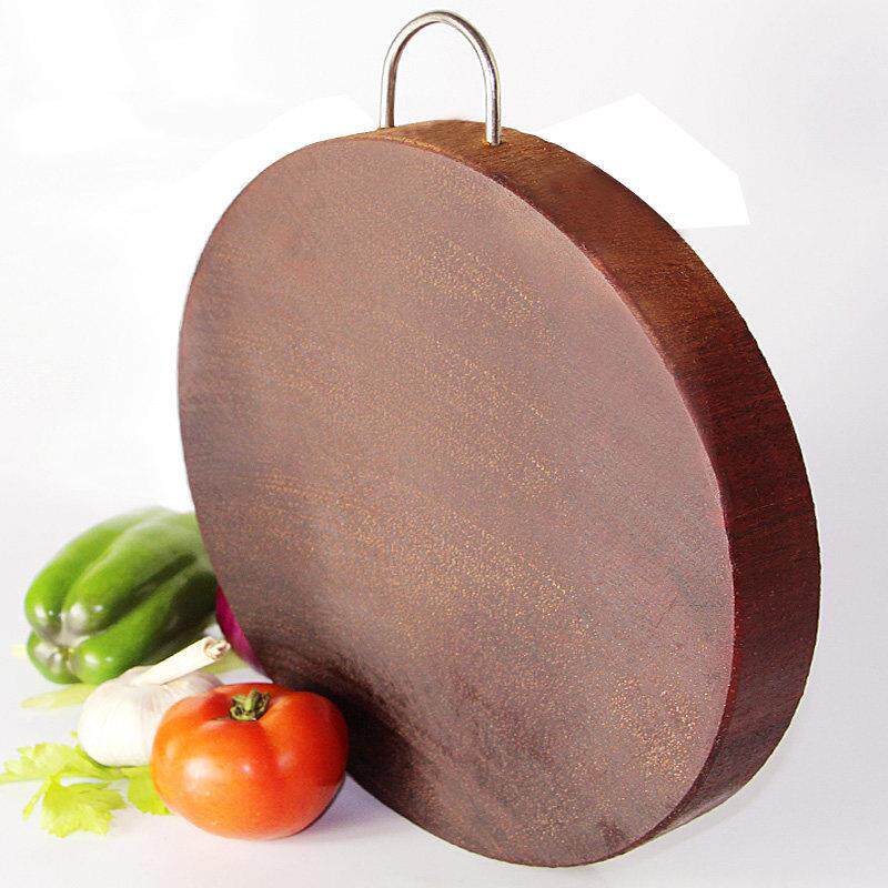 铁木菜板 实木砧板正宗越南蚬木切菜板抗菌案板刀板整木圆形包邮