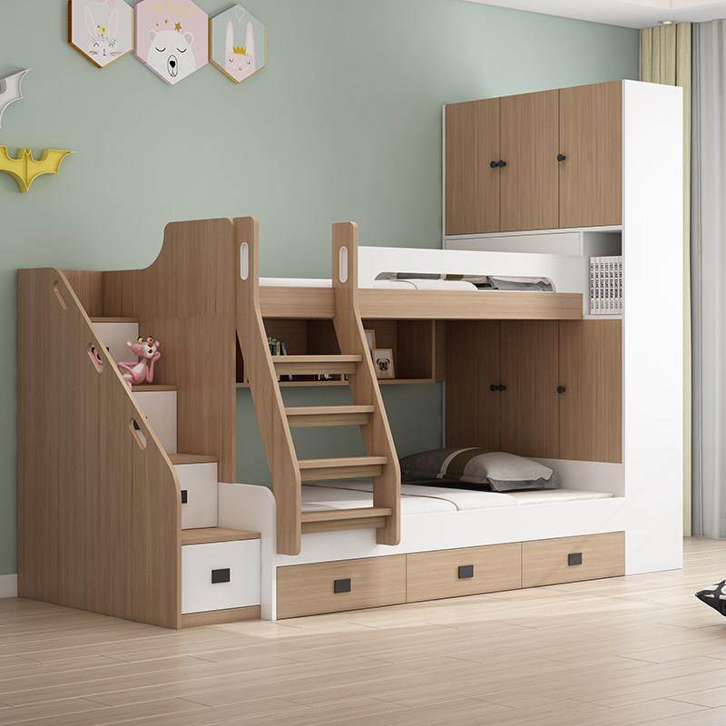 错位型上下床定制双层床带衣柜小户型上下铺高低床儿童床子母床,住宅家具,高低/子母床,淘宝优惠券,粉丝福利购,淘宝优惠卷