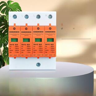 SPD二级浪涌保护器 避雷器家用工业防雷器电涌保护器2P3P4P全系列