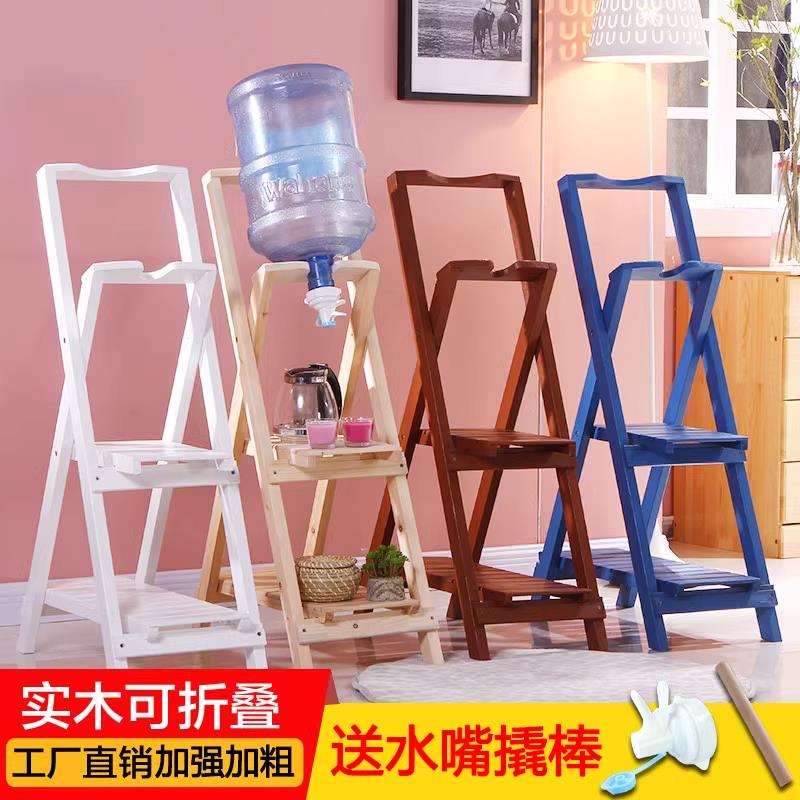 实木纯净水桶架矿泉水置物架桶装水倒置架办公室矿泉水桶饮水支架