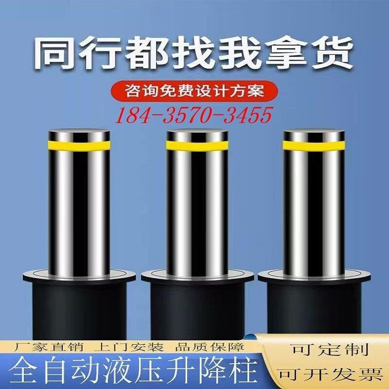 液压升降柱护栏厂定制固定柱各种全自动电动路桩看守所阻车桩路障