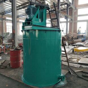 双槽六边形打浆桶高岭土泥浆搅拌桶石英砂擦洗机提升药剂浮选