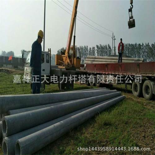 12米大弯矩水泥电线杆直径350mm部分预应力水泥电线杆