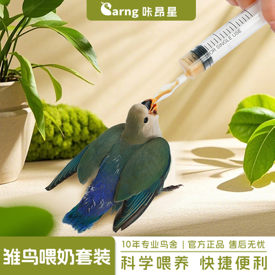 咔昂星鹦鹉喂奶工具注射器勺子