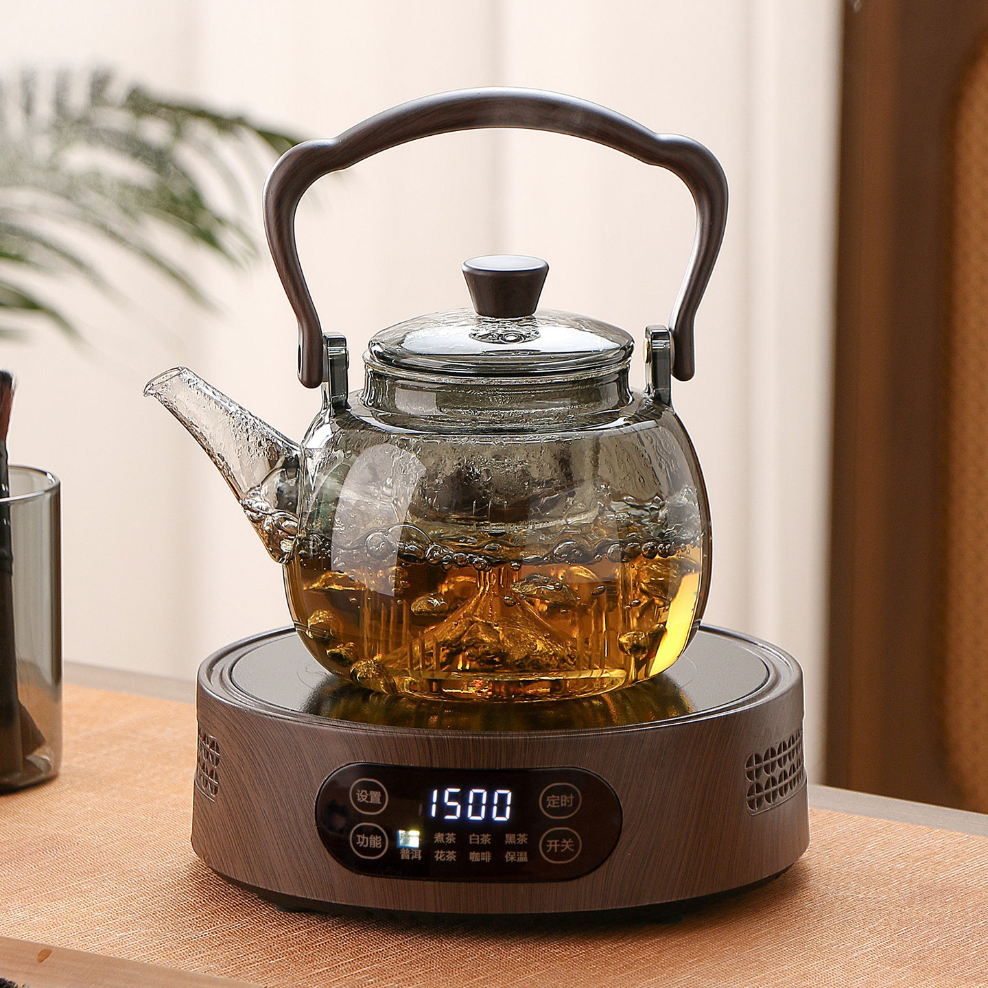 玻璃煮茶壶2026新款电陶炉煮茶器茶壶烧水壶大容量办公室茶具套装