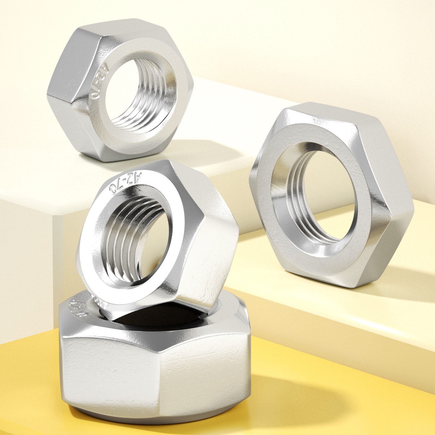 【可开发票】六角螺帽螺丝帽大全