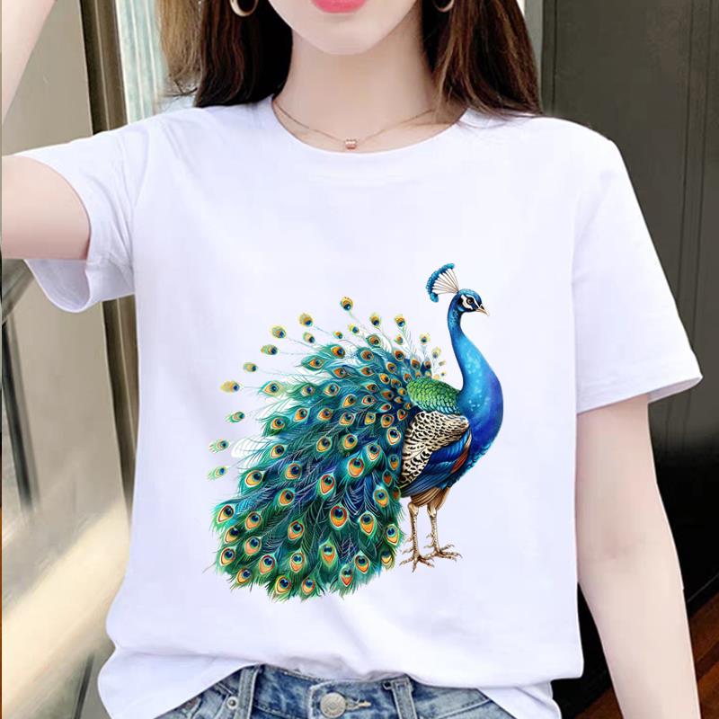 网红爆款女通勤ins青年流行夏季潮流可爱印花打底衫短袖圆领T恤