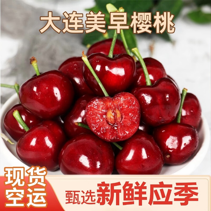 【本来果坊】 大连美早樱桃 新鲜应季 顺丰京东快递 坏果包赔