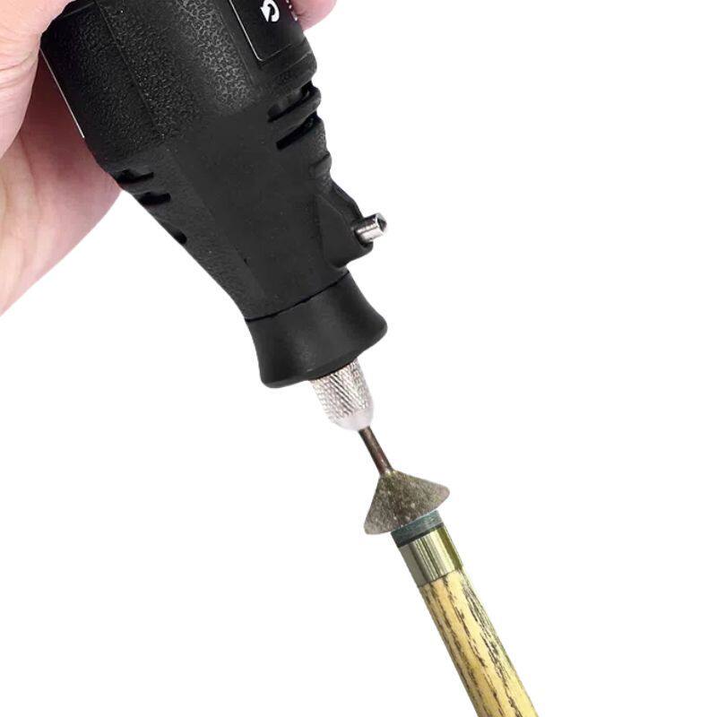 球杆头皮打磨器台球杆修杆机皮头专用磨头大头小头通用多尺寸【无