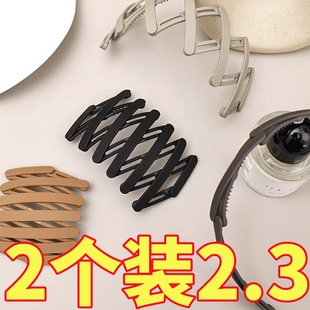 折叠发箍女2025新款 便携洗脸可伸缩头箍外出旅行防滑压发碎发发捆