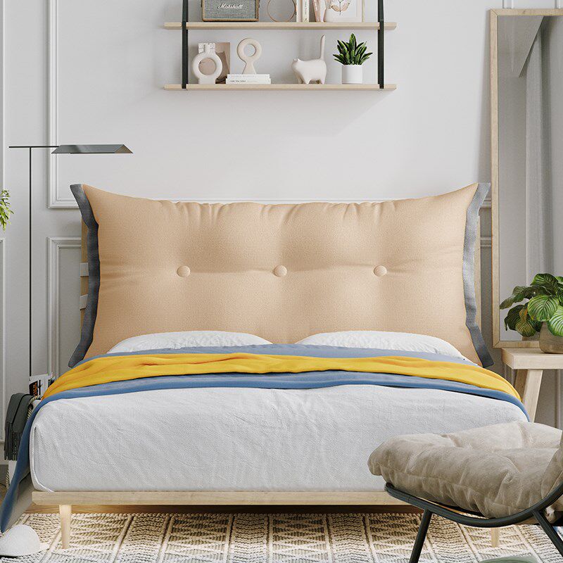 床头靠垫榻榻米软包靠背床上护腰防撞宿舍可拆洗抱枕沙发床靠枕