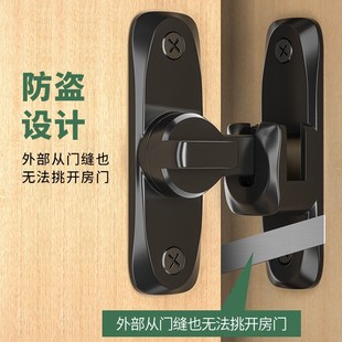 插销门栓卡扣免打孔防盗反锁门神器门扣固定器推拉门锁卡扣卫生间