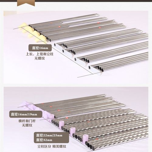 圣香阁蚊帐三开门落地不锈钢支架加粗加厚宫廷蚊帐杆子支架子包邮