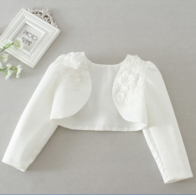 女童配裙子的小外套花童婚纱公主裙外搭小披肩斗篷儿童礼服裙春秋