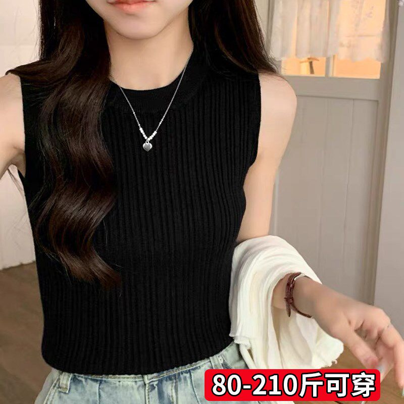 大码胖mm小背心女内搭2024新款吊带无袖夏内搭遮副乳打底外穿上衣