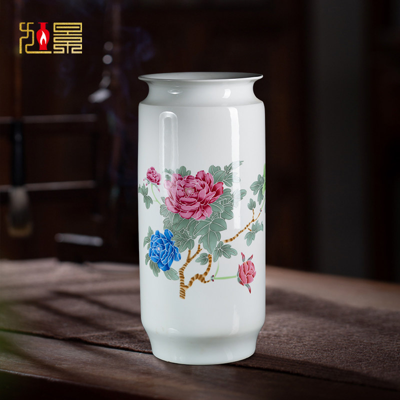 富贵竹花瓶水养水培专用大瓷瓶客厅玄关插花家居景德镇陶瓷器摆件