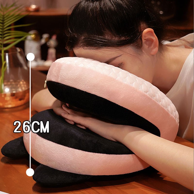 冰豆豆午睡枕趴睡枕沙小学生趴桌子睡觉枕头午睡神器办公室抱枕夏