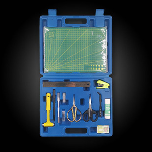 剪刻纸工具套装剪刀刻刀手工材料包中国风初学者雕刻纸收纳工具箱