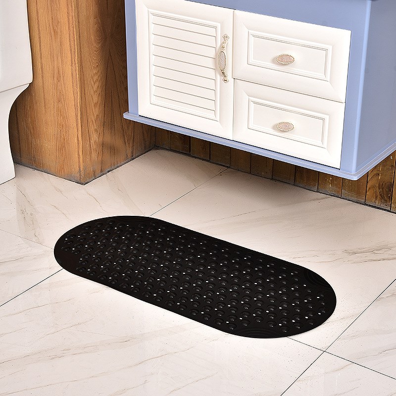 居家浴室防滑垫按摩浴缸脚垫pvc厕所隔水垫子大气泡带吸盘地垫