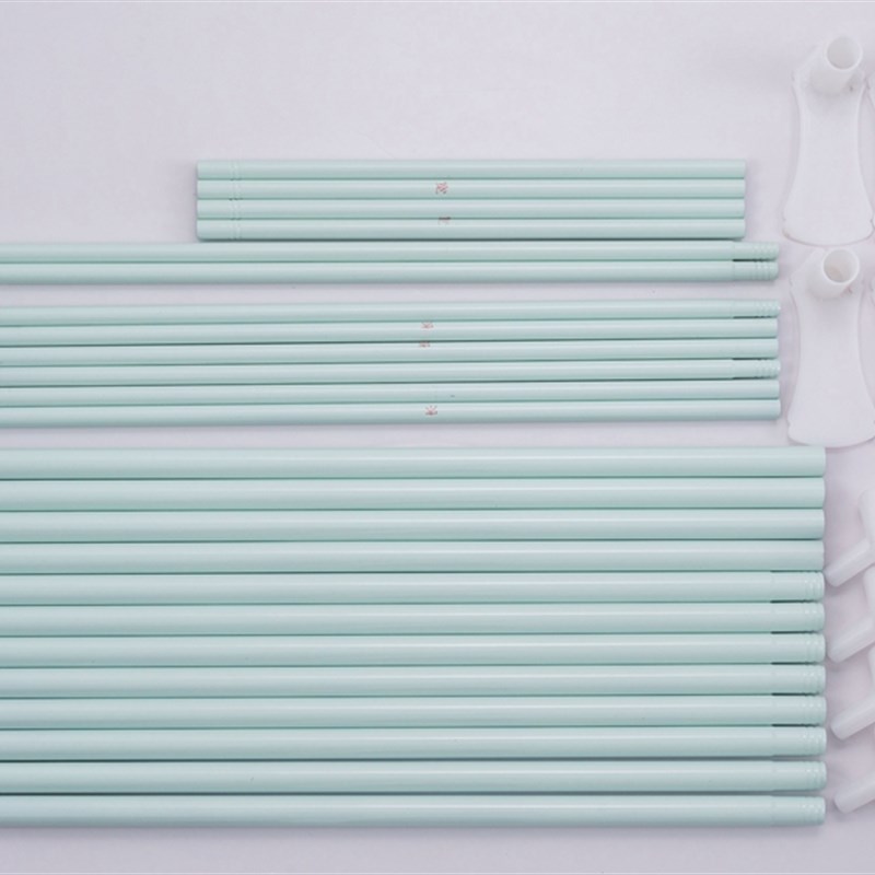 宫廷蚊帐配件铁艺烤漆支架不锈钢加粗1.2单独杆子1.5米1.8m床方顶