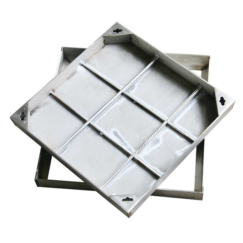 304不锈钢井盖201隐形井盖 方形 圆形排水沟盖板下沉式抗压窨井盖