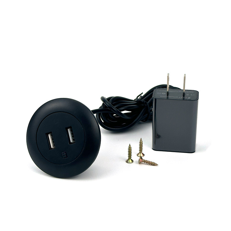 嵌入式USB插座 沙发茶几桌面床头圆形隐藏家具办公充电桌洞插孔排,电子/电工,内嵌式隐形插座,淘宝优惠券,粉丝福利购,淘宝优惠卷