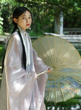 古风油纸伞女古装舞蹈伞江南绸布伞装饰吊顶伞旗袍走秀演出道具伞