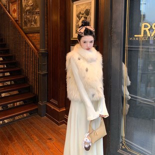 渔小平  长袖针织连衣裙女秋冬内搭外穿打底裙冬天配大衣的裙子