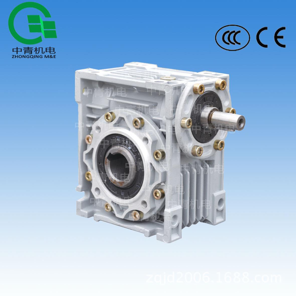 NRV090-40型轴输入蜗轮减速器迪龙传动铝合金立式蜗杆减速机