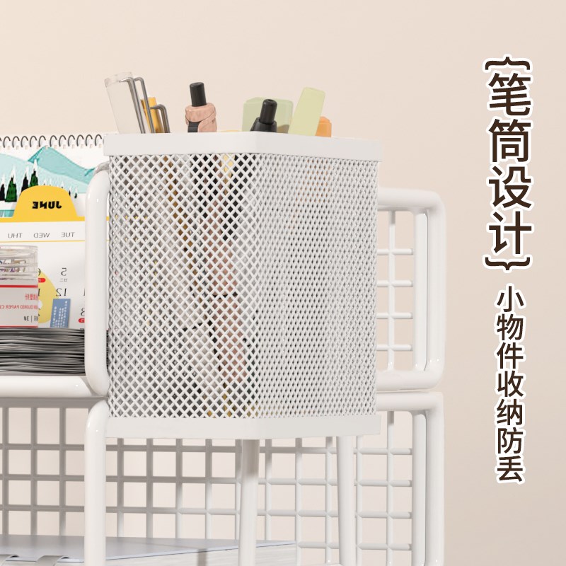 A3A4桌面文件收纳架办公用品文具置物架多层文件框办公桌文件夹整