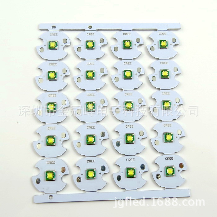 3W白光 XP3535LED 强光手电led CREE XPE 14 16 20mm铝基板