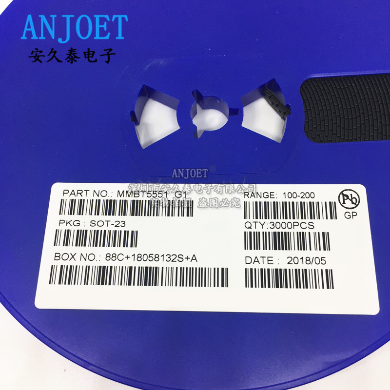 贴片三极管MMBT2222A/2907A SOT-23 丝印1P 2F NPN/PNP功率晶体管